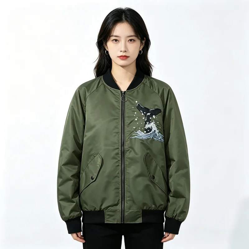 

Sukajan Embroidered Bomber Jacket Men Women Japan University Baseball Jackets Embroidery Coat Clothing 2026 Spring