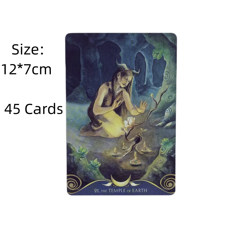 Jeu de cartes oracle Goddess Temple, A 45 Deck, Visions anglaises, Edition Borad Playing Games