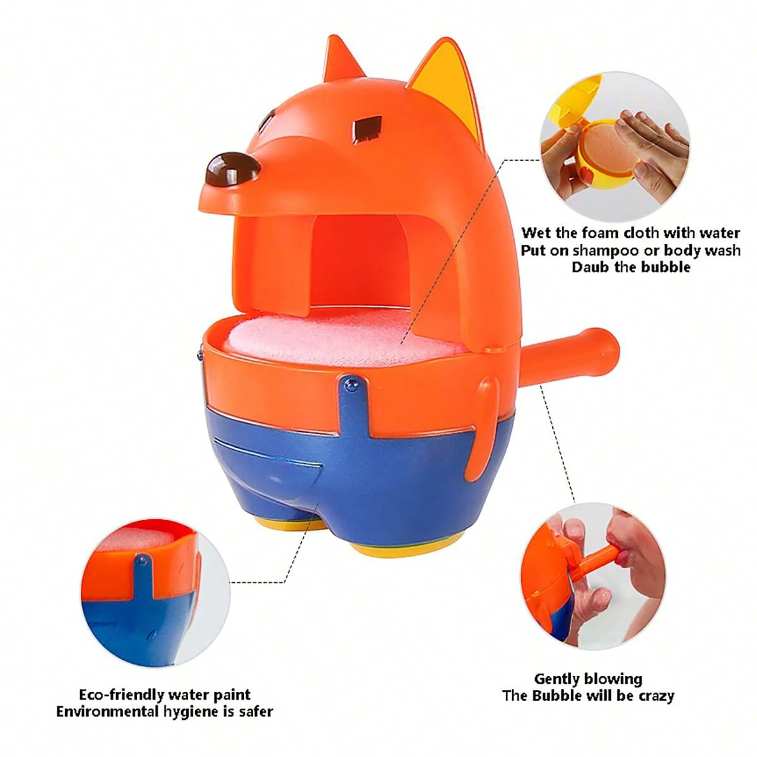 ของเล่นอาบน้ําเป่าน้ําแบบปาก จุ่มเจลอาบน้ําและเครื่องเป่าฟอง ของเล่นอาบน้ําใหม่และไม่เหมือนใคร