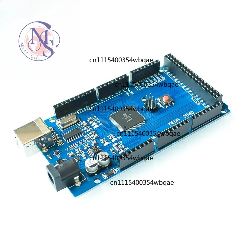 MEGA2560 R3 Open Source Dev Board CH340G Improved Version with USB Cable