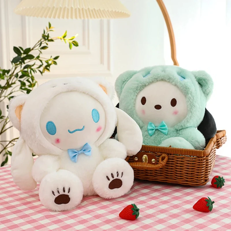 Sanrio Cinnamoroll Pochacco Pluche Pop Speelgoed Schattig Kawaii Zacht Knuffel Gevuld Pop Meisje Verjaardagscadeau Kussen Mooie Anime Pluche