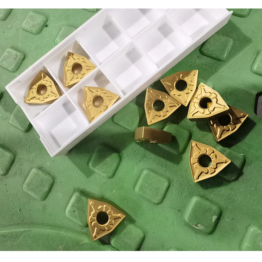 WNMG Series Carbide Turning Inserts WNMG080404 WNMG080408 Multiple Grades External Lathe Cutting Blades For CNC Machining