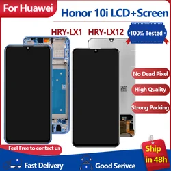 6.21 inch  High Quality LCD for HUAWEI Honor 10i Screen Touch Screen Display for Honor 10 lite LCD+Frame Replacement with frame