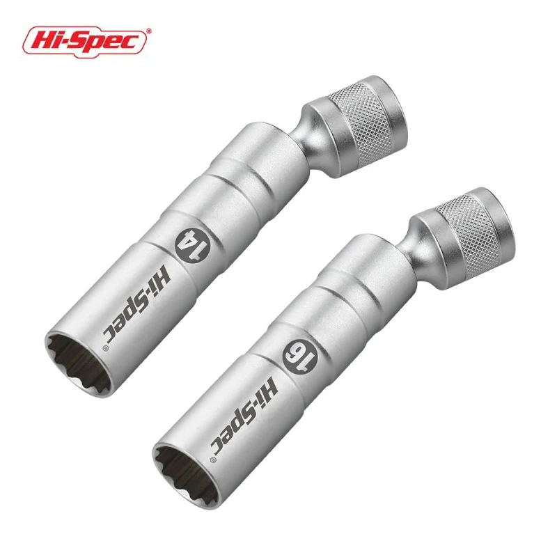 Hi-Spec Magnetische Universele Bougie Dopsleutel 14/16mm Installeren Vervangen Auto Reparatie Kit Bougie verwijderen Voor Auto Reparatie - afbeelding 2