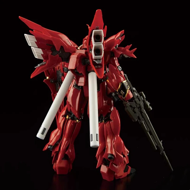 Bandai Mobile Suit Gundam Unicorn model RG MSN-06S SINANJU robot ornaments cool mecha DIY assembly toys animation peripherals