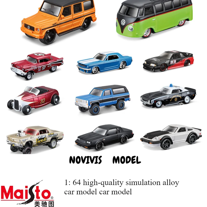 

Maisto 1:64 Alloy Die-Cast Car Models - Premium Miniature Vehicle Collection for Kids & Collectors Toy Gift