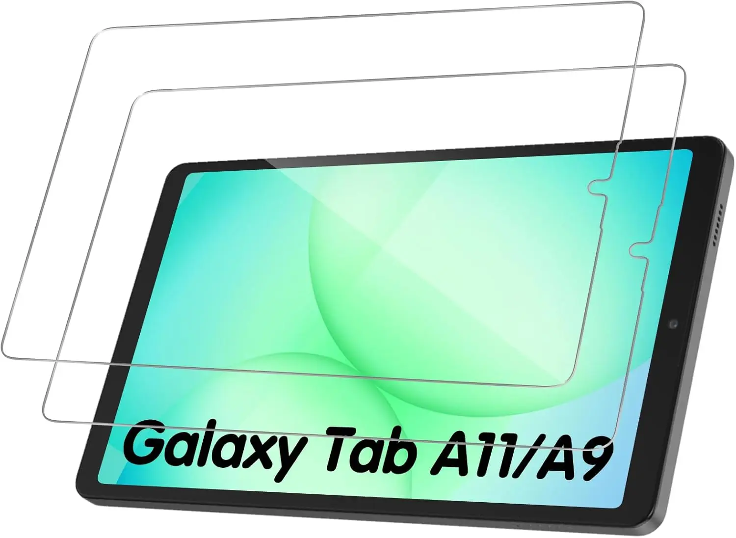 2-pack screen protector suitable for Galaxy Tab A11 / A9 8.7inch 2025/2023, tempered glass screen protector suitable for Samsung tablet A11/A9 model SM-X110/X115/133