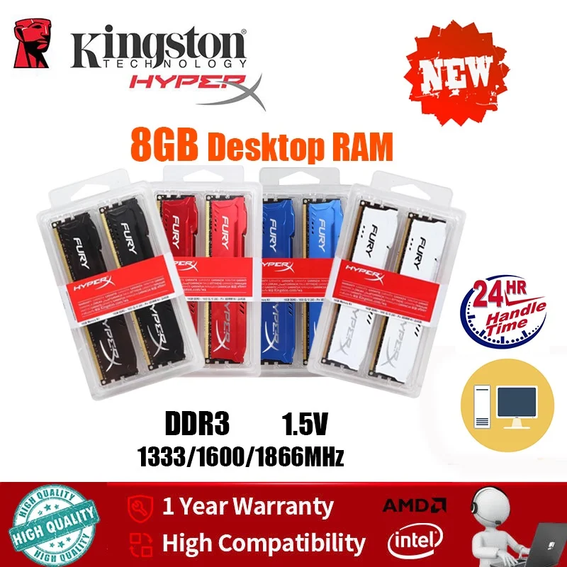 2pcs-kingston-hyperx-8gb-ddr3-ram-desktop-memory-dimm-1333-1600-1866mhz-240pin-135v-15v-ram-pc3-10600-12800