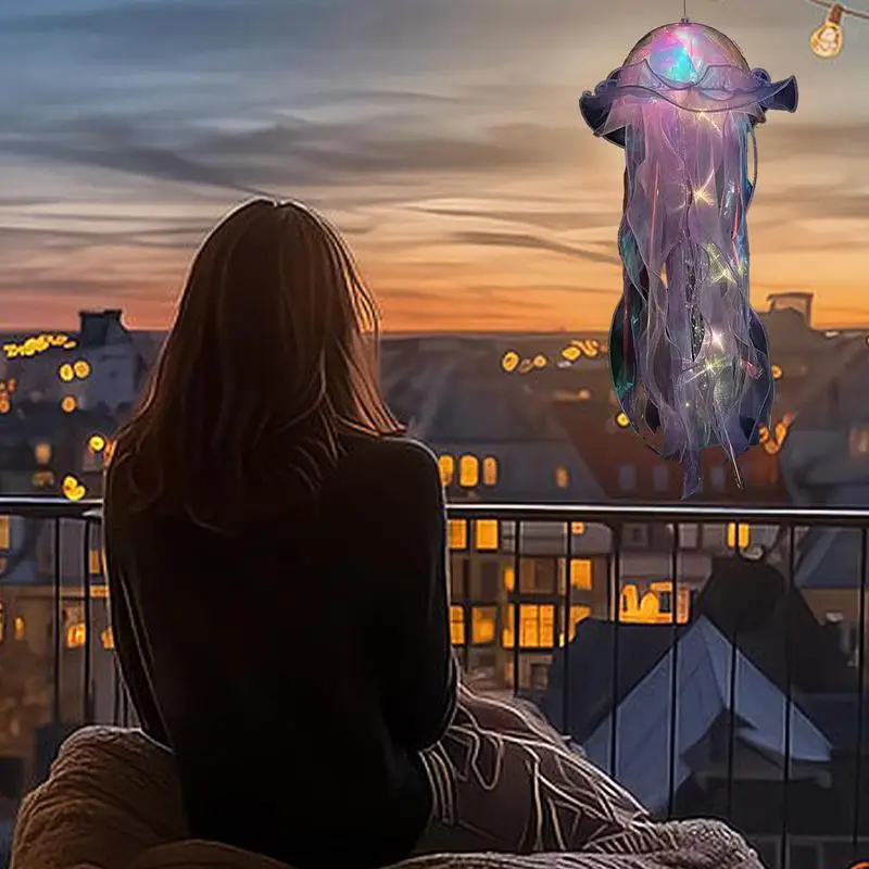 Jellyfish Lanterns Ocean Jellyfish Lights Colorful Jellyfish Lamp DIY Colorful Sea Creature Lamp bedroom home decoration lights