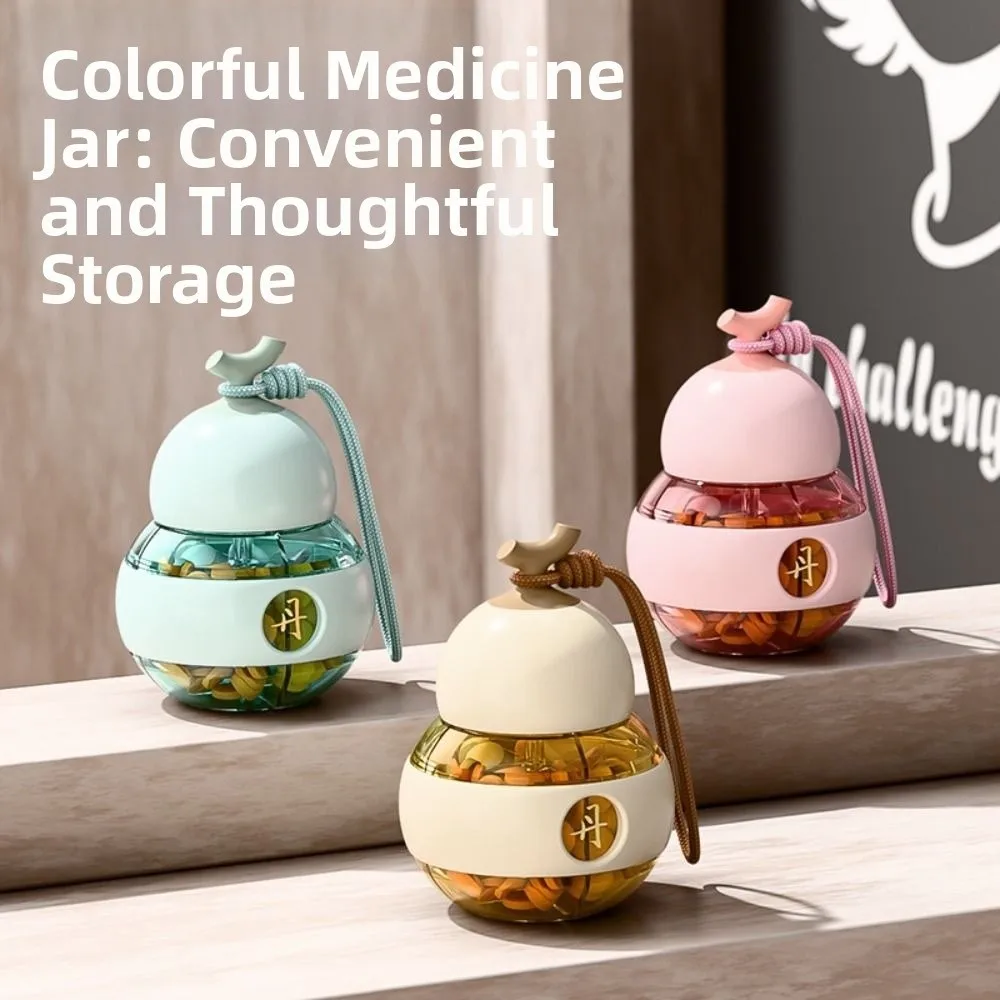 

Портативная аптечка в форме тыквы, влагостойкий диспенсер для таблеток без BPA, контейнер для таблеток, контейнер для путешествий