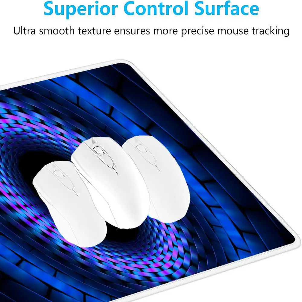 cool Blue brick design Mouse Pad Gaming Nootbook Game Rug Large Non-slip Seamed Edge Laptop Tablet Extended Pads Mat Mini PC Mou