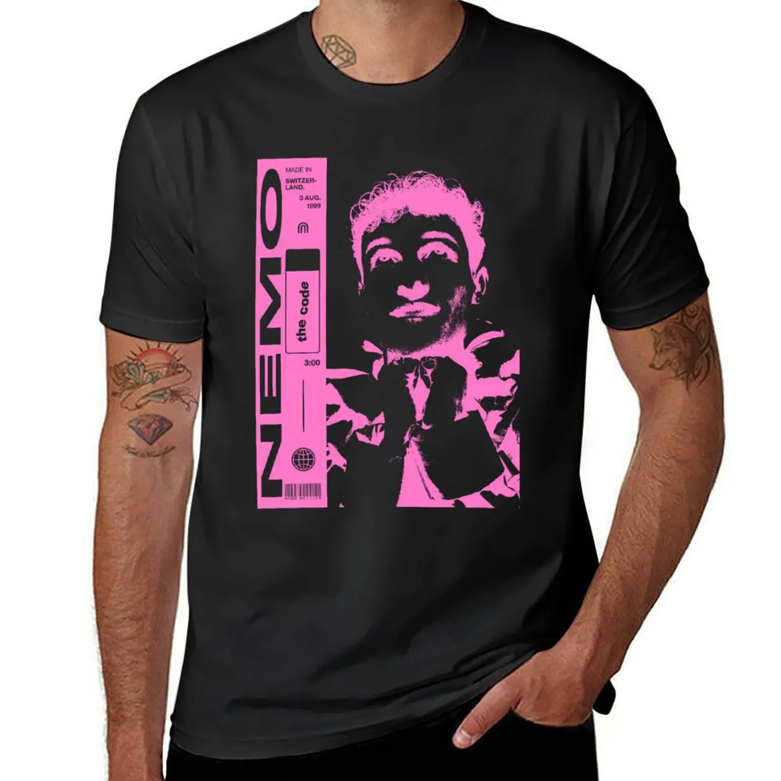 

Nemo The Code Switzerland Eurovision 2024 Malmo Sweden T-Shirt plus size tops oversized summer tops plain white t shirts men