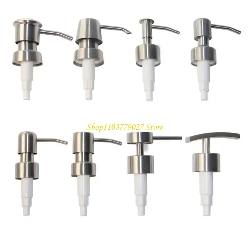 Kepala Pompa Sampo Kepala Tekan C4DF untuk Penggantian Botol Dispenser Sabun Cair Kamar Mandi