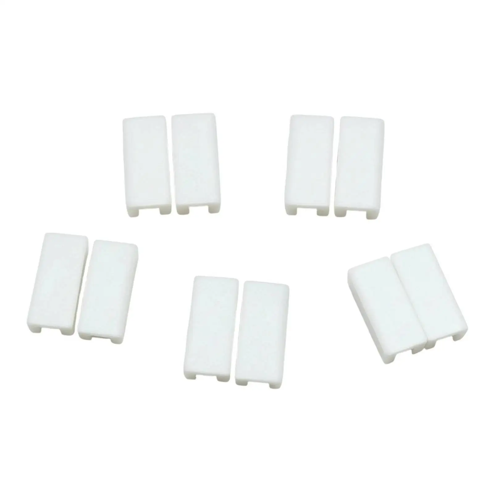 White Nylon Jaw Covers for Jewelry Making Pliers Scratch Resistant Replacement Sleeves for Wire Wrapping Tools 5 Pack