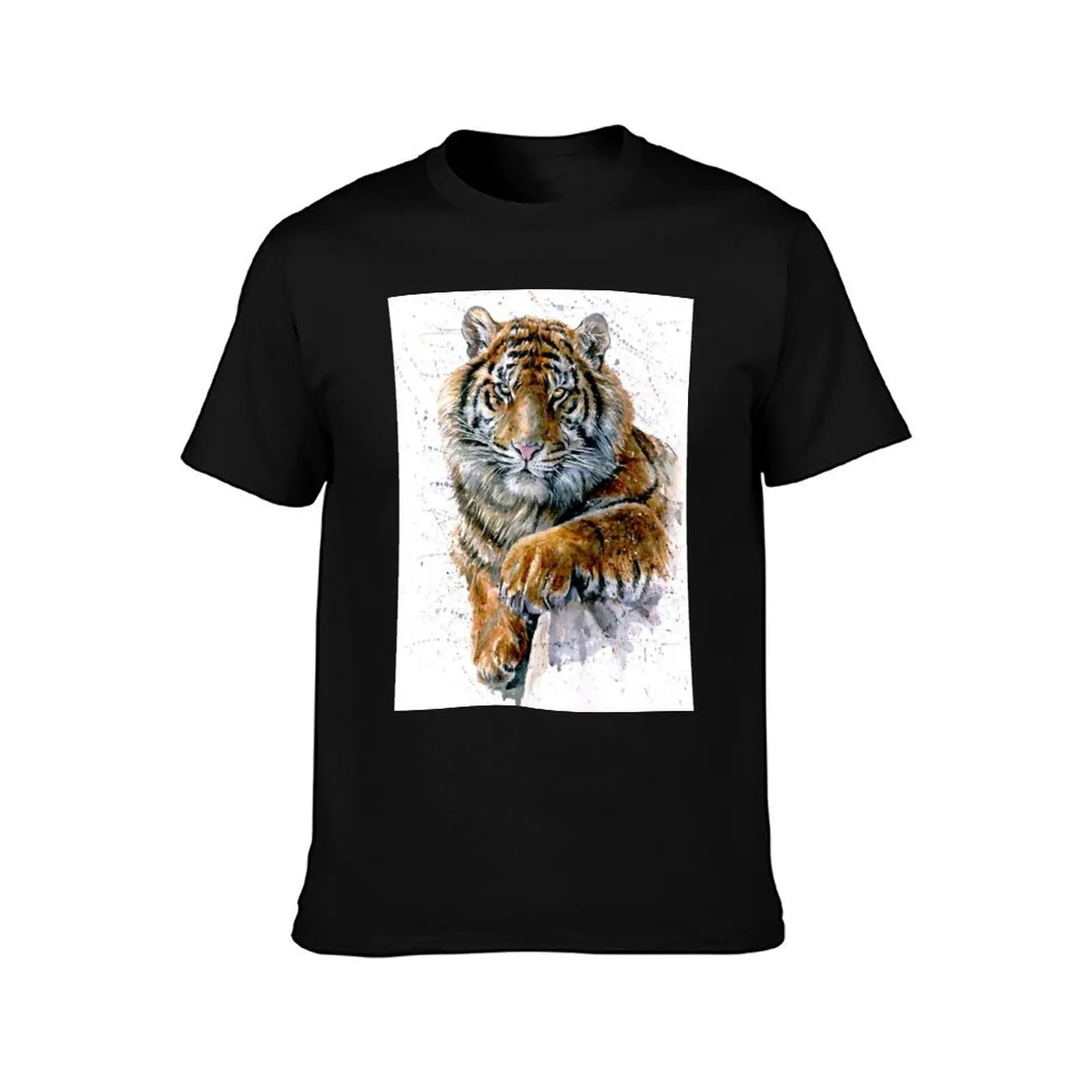 Tiger watercolor predator T-Shirt t shirts for man graphic funny T-Shirt