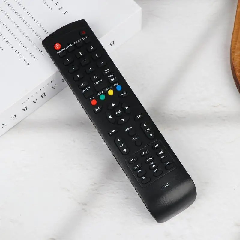1Pcs Universal Remote Controller for Y-72C Smart TV Sturdy Build Simple Operation Living Room Essential