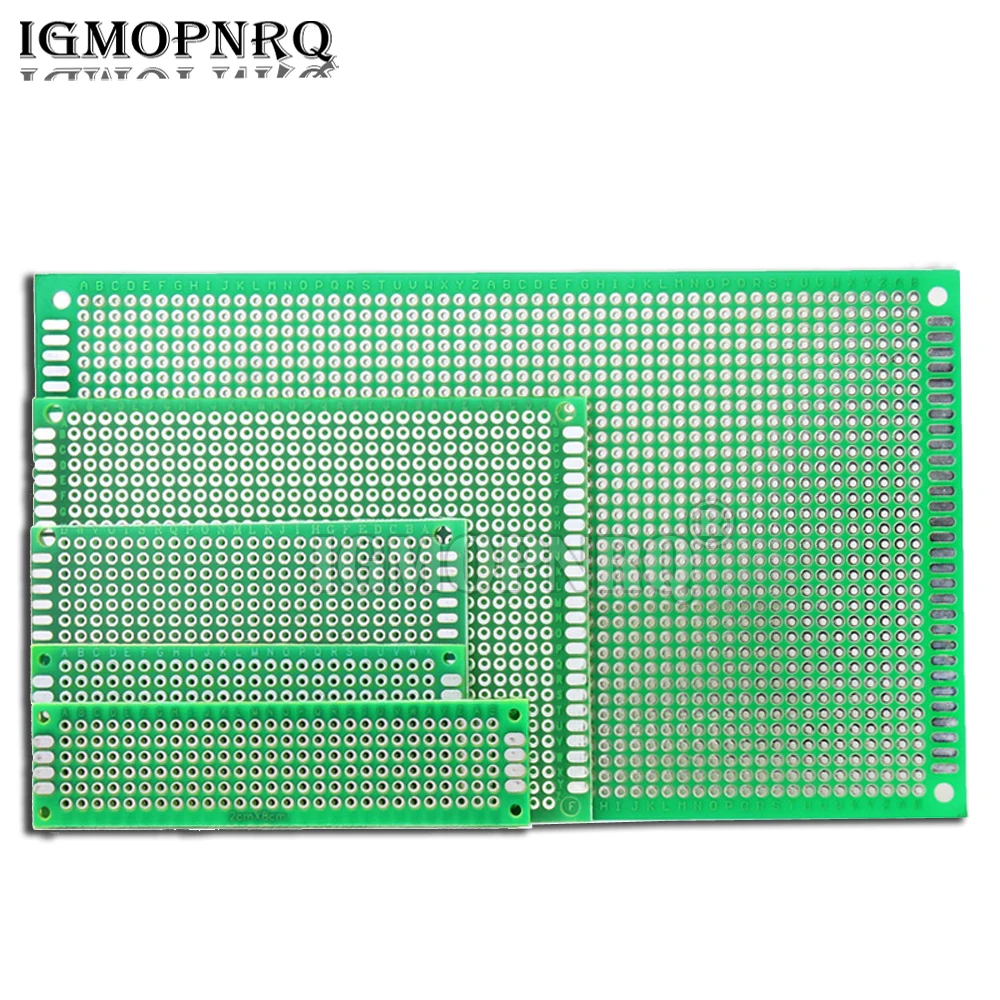 5PCS 3X7 4X6 5X5 5X7 6X8 7X9 7X10 Single Side Prototype PCB Board 2.54MM Universal Board Experimental Bakelite Copper Plate 5*7