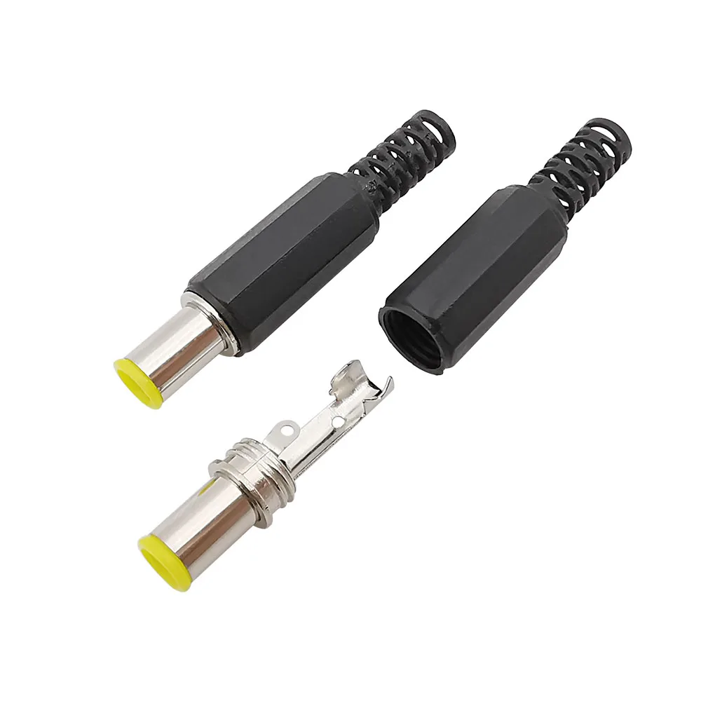 2 sztuk plastikowe 6.5x4.4mm DC Power męskie złącze wtykowe z 1.3mm Pin 6.5*4.4mm DC wtyczki ładowarka DIY naprawa Jack Adapter Audio — zdjęcie 5
