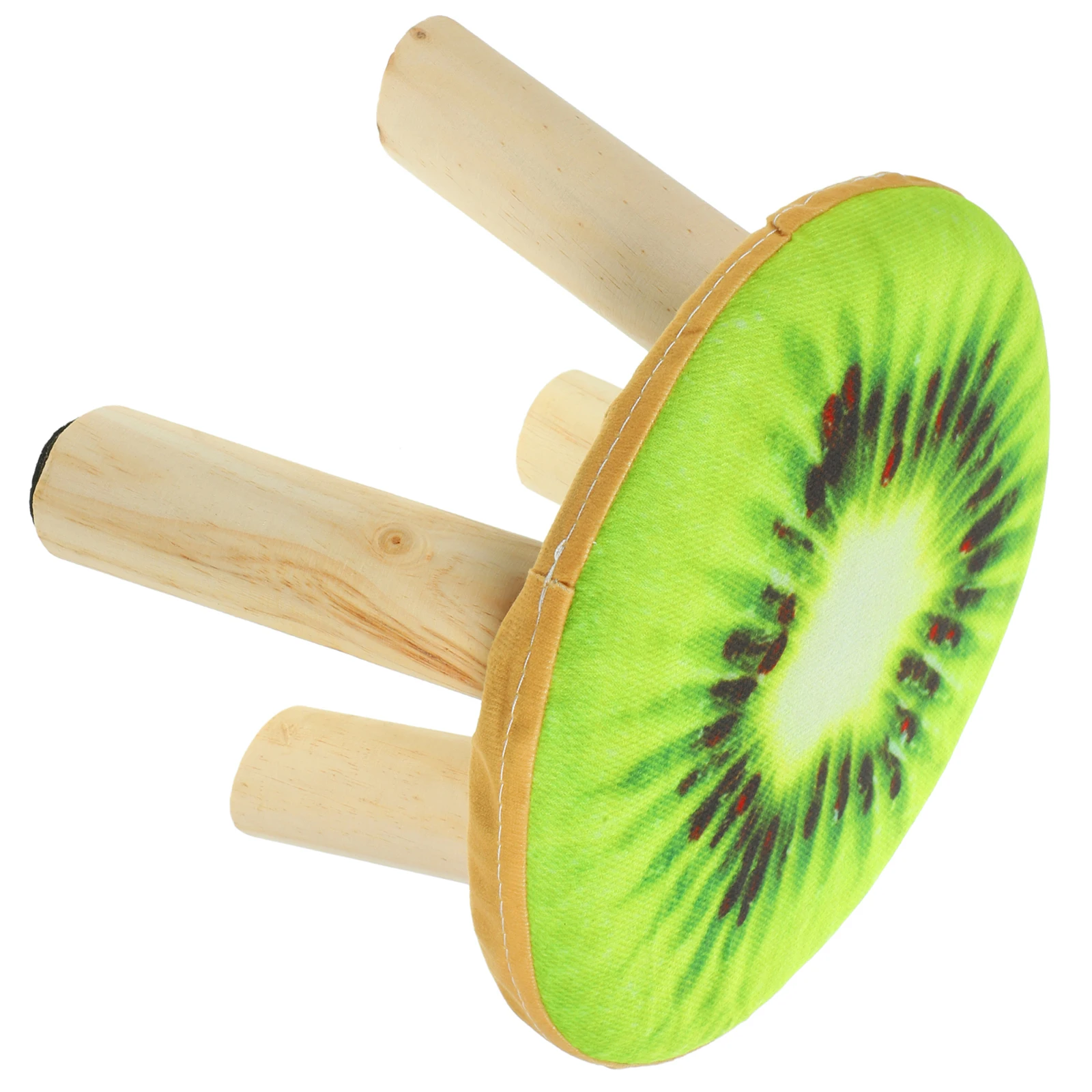 

Wooden Foam Reusable Small Footrest for Shoe Changing Step Stool Chair Living Room Decor Outdoor Sitting Round Low Stool
