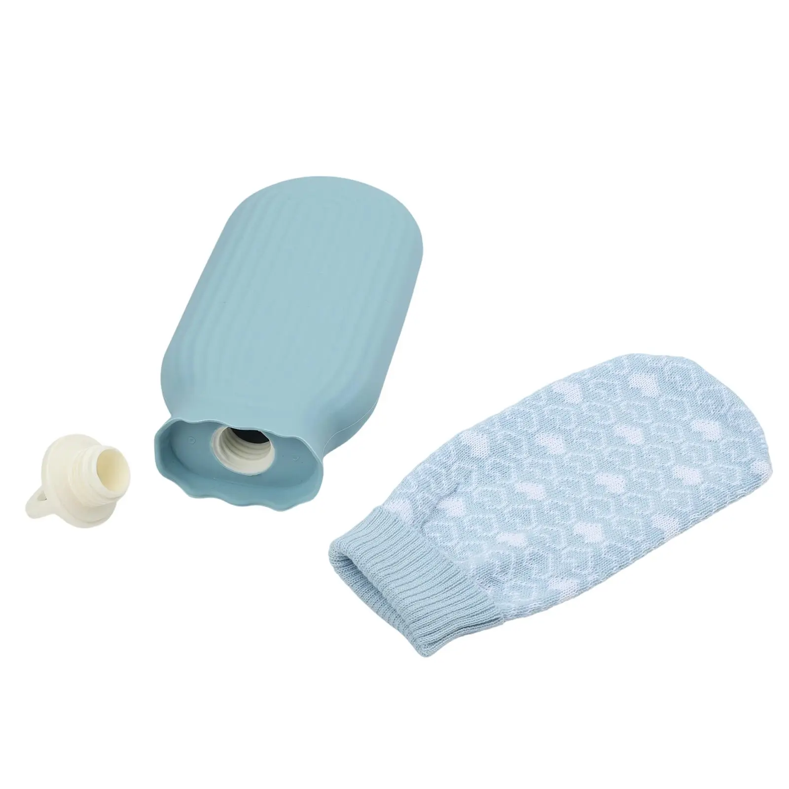 102*48*238mm Microwave Safe Compact And Lightweight Hot Water Bag Heating Pad Cool Therapy Bag Easy Filling Wide Mouth