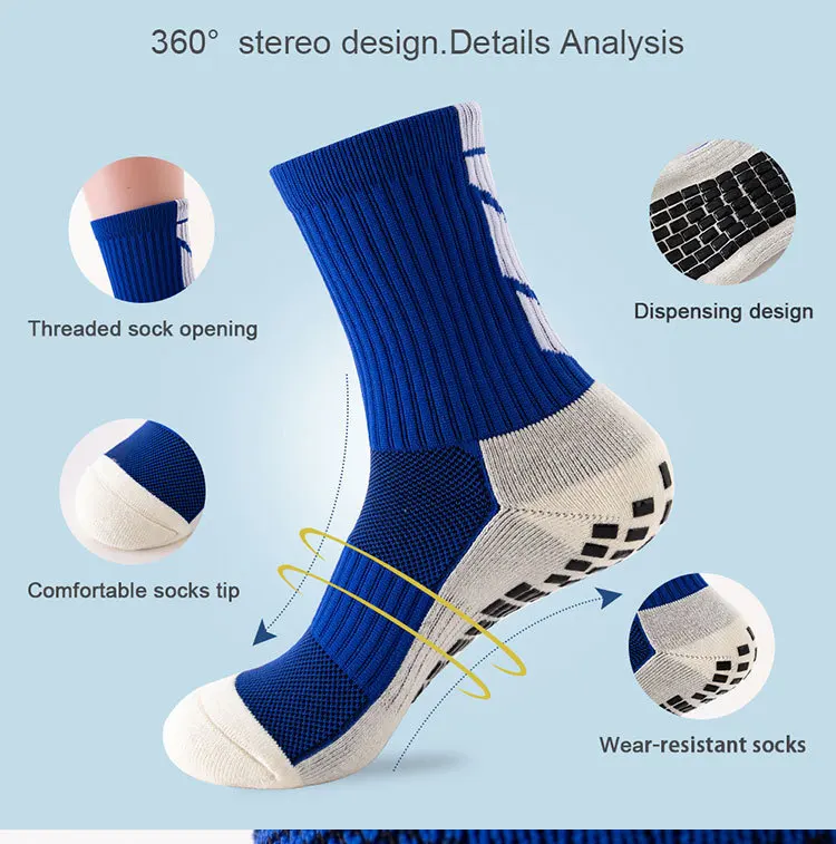 5 pairs men socks football socks mens thickened towel bottom men\'s training professional running sports socks basketball socks