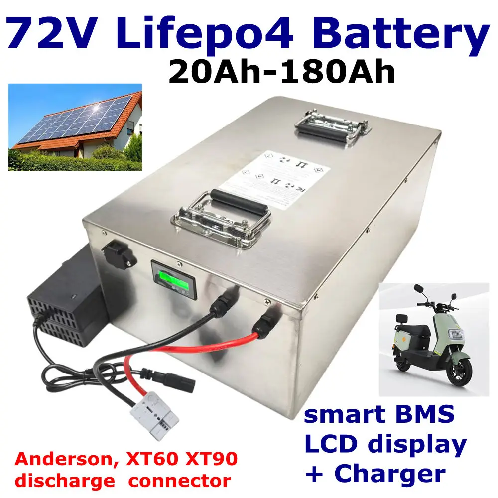 JN- 24S BMS 72V 20Ah 40Ah 60Ah 80Ah 100Ah 120Ah 150Ah 180Ah lifepo4 lithium battery  for  scooter inverter go cart motorcycle