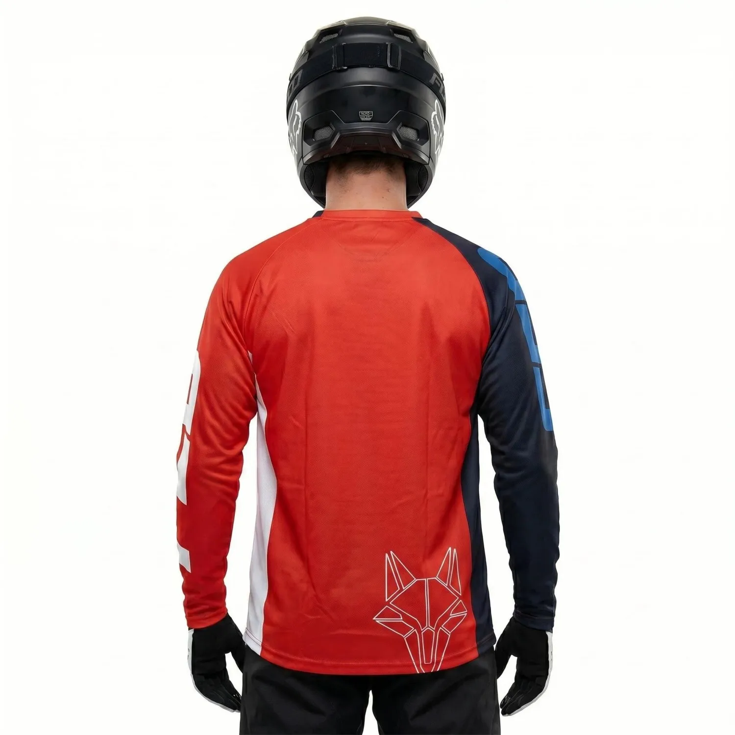 New Quick Dry Breathable Long Sleeve Motocross Jersey Universal Loose Fit MTB Dirt Bike Off Road Riding Racing Top 2