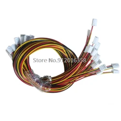 24AWG 500MM XA2.5 JST XA 2.5 pitch 2P/3P/4P/5P/6P/7P/8 pin male to male harness cable 2.5MM pitch 500MM customization made