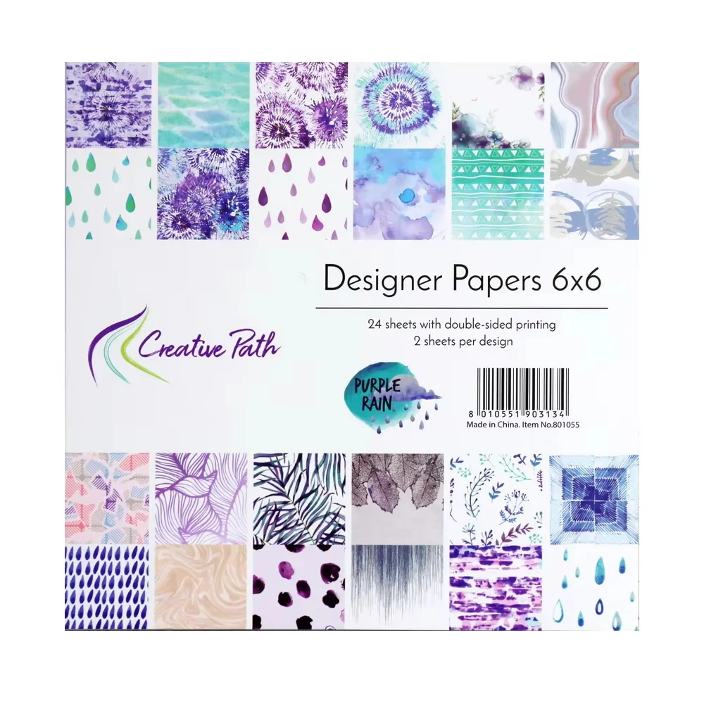 Creative Path, 6 inch grootte, dubbelzijdige papierbladen met patronen, ideaal voor scrapbooking, het maken van dagboeken en decoratieve achtergronden, geschikt voor origami en andere