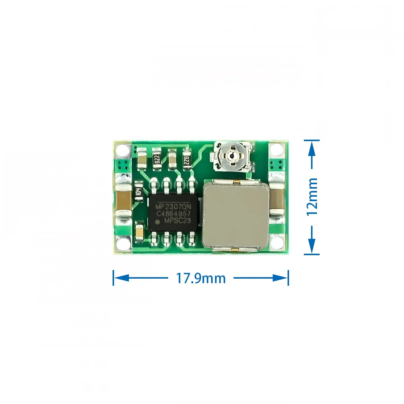 5PCS/LOT Mini360 DC-DC Buck Converter Step Down Module 4.75V-23V to 1V-17V 17x11x3.8mm SG125-SZ+