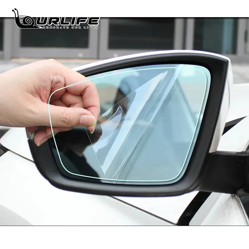 Full Cover Protective Anti Fog Film Rearview Mirror Rainproof   For Wey Gwm Tank 300 T300 2021 2022 2023 2024 Accessories