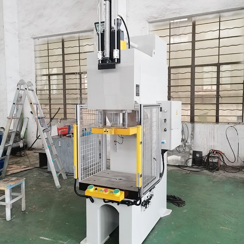 Single column hydraulic press, precision servo hydraulic machine, bearing press straightening hydraulic press
