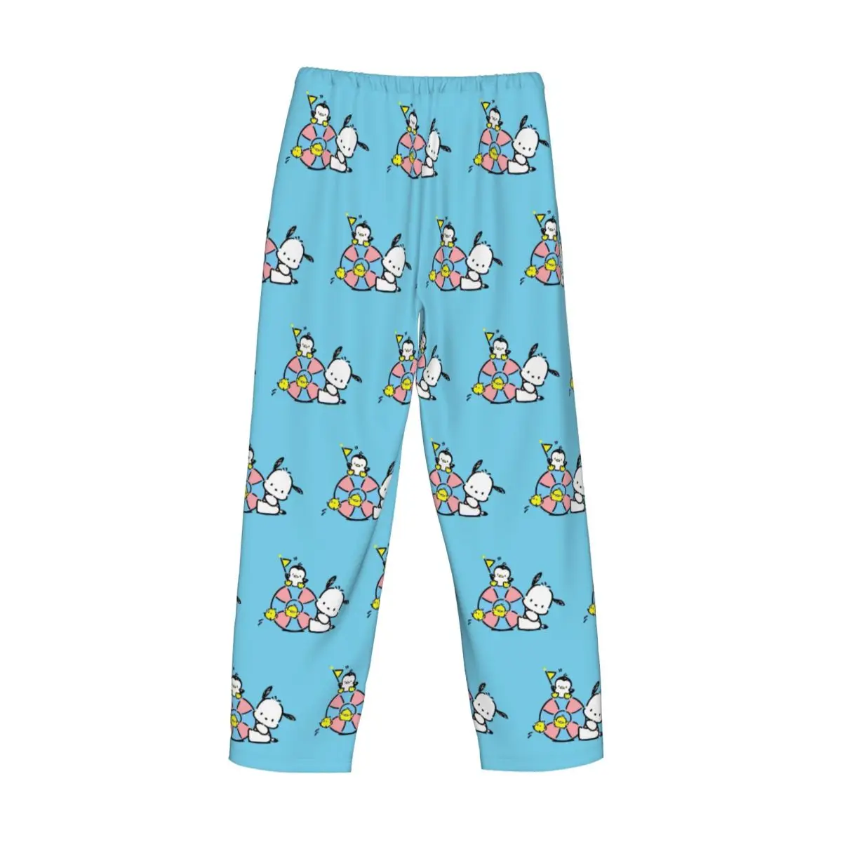 Pantalones de pijama Pochacco personalizados, ropa de dormir para hombre, cintura elástica, animación, nuevos pantalones de salón para dormir con bolsillos