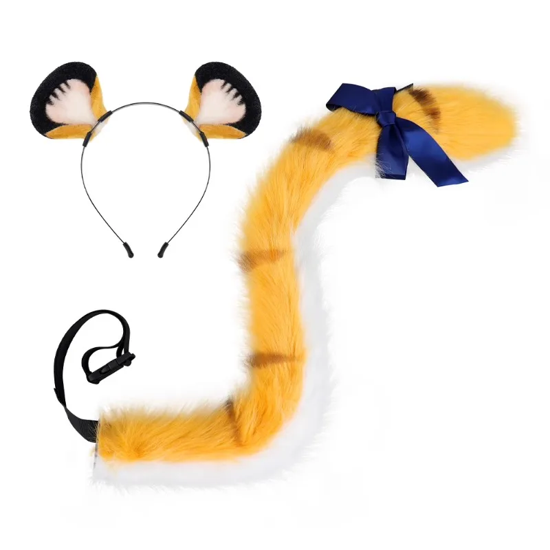 New Game Zenless Zone Zero Ju Fufu Tiger Cosplay Costume Ears Tail Fursuit Anime Furry KC Event for Women Men Roleplay Outfit