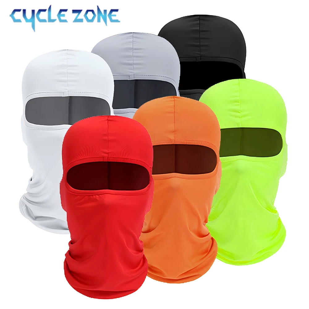

6PCS Balaclava Full Face Mask Cycling Head Cover Windproof Sports Hood Men Women Hiking Mask Scarves Motorcycle Helmet Liner Hat