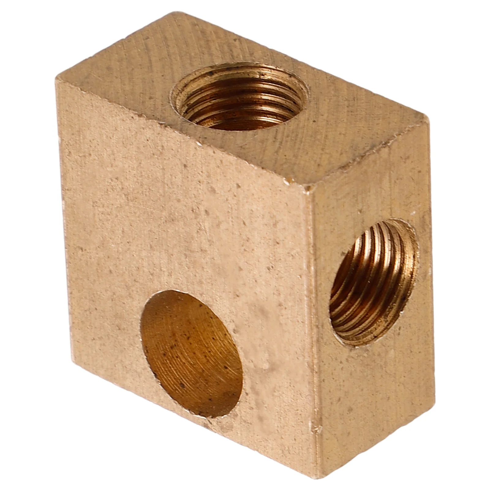 

Copper Three Way Brake Block Fitting Adapter for Universal Vehicle Brake Systems Car Replacement Part Car Replacement Part