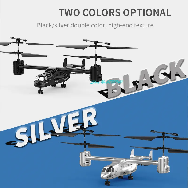 41CM Large Osprey Transporter Electric Remote Control Helicopter 150M Stabilized Gyroscope One Key Take Off Hover RC Helicoper