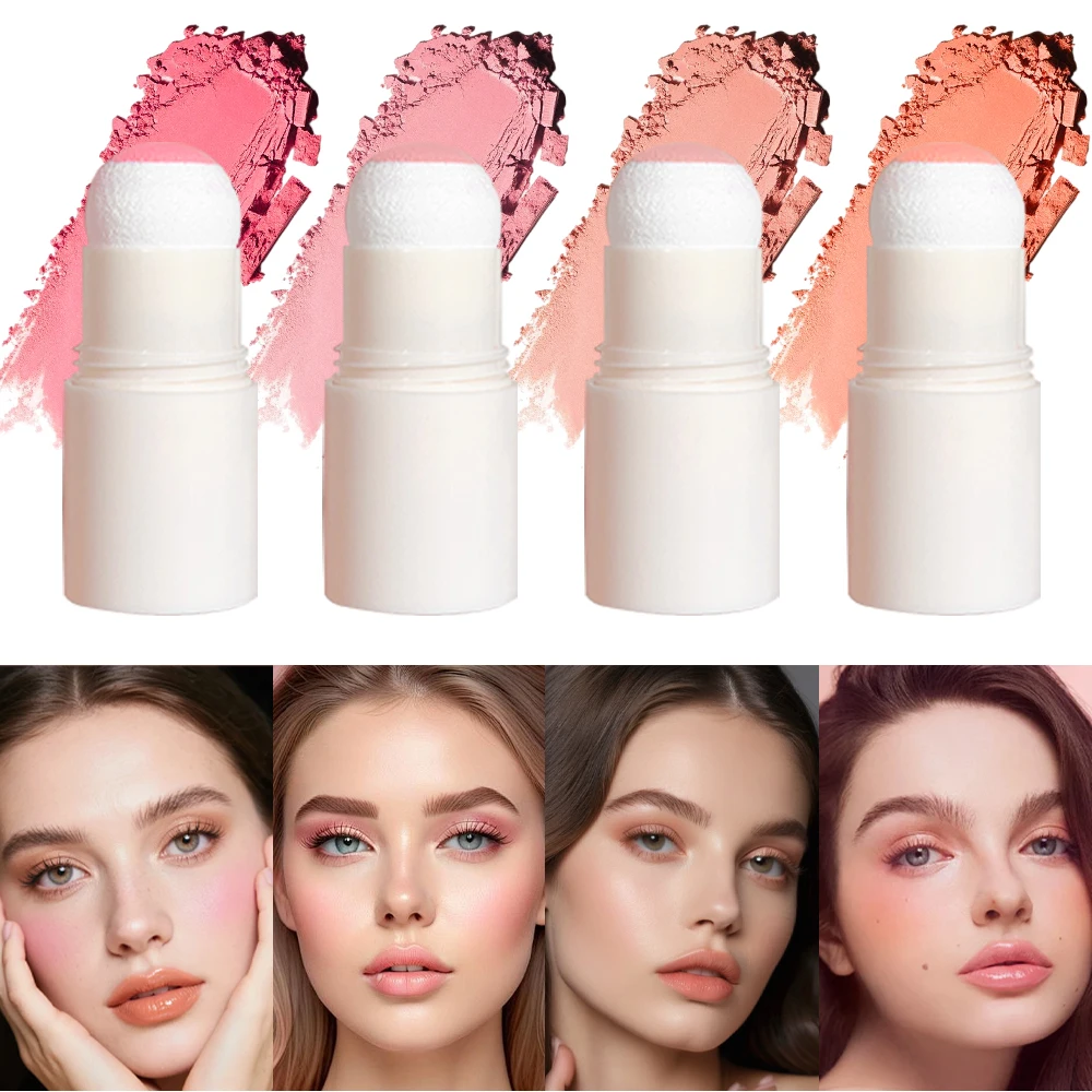 عصا أحمر خدود غير لامعة مقاومة للماء مع تأثير رذاذ ناعم - لمسة نهائية طبيعية تدوم طويلاً، نغمات وردية وحمراء للاستخدام اليومي والمناسبات الخاصة #2