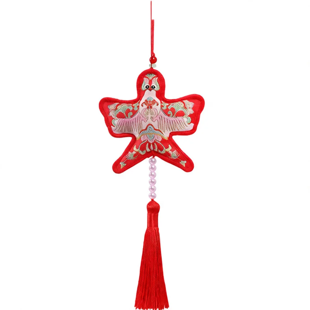 Handcrafted Kite Shaped Sachet Embroidery Fragrant Bag Car Hanging Decor Asian Style Decorative Gift For Everyone