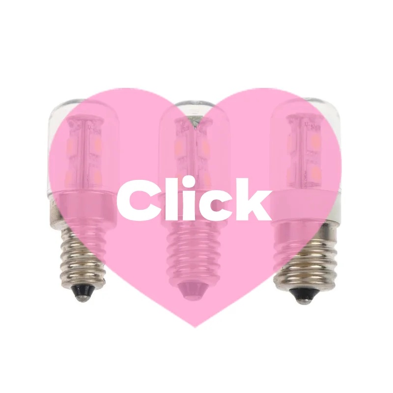 E12 E14 E17 LED Fridge Light Bulb 220V Refrigerator Corn Bulb LED Lamp Cold White Replace Halogen Chandelier Lights