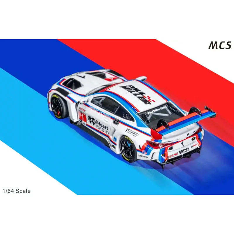 mcsダイキャスト1-64スケールm4-gt3-cslシミュレーション合金車モデル静態装飾コレクションホリデーディスプレイギフト