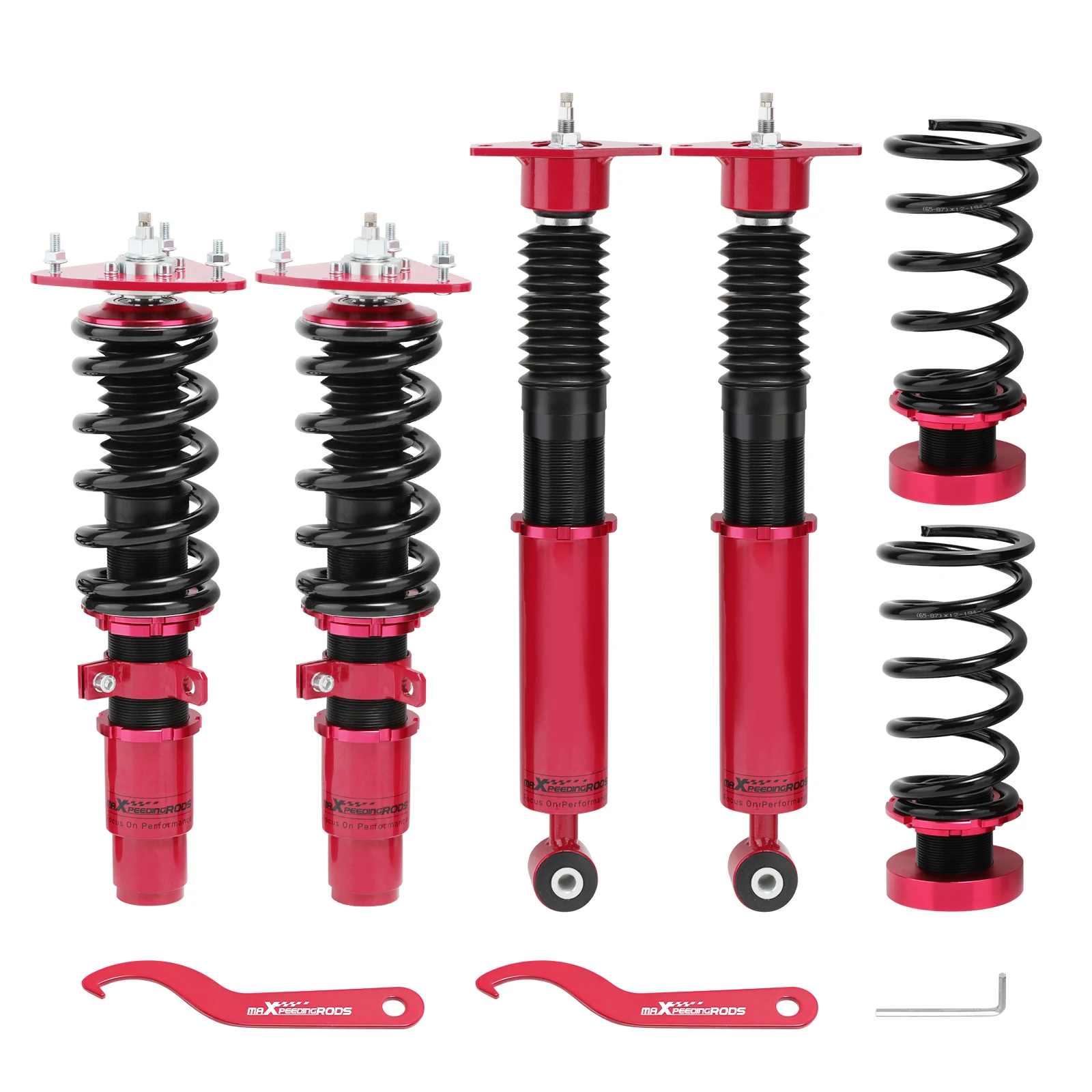 MaXpeedingrods Adj. Damper Coilover Suspension Shock Absoreber For Mazda 3 2004-2009