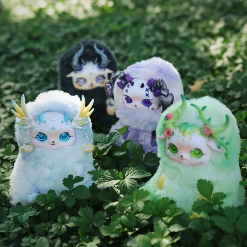 

Genuine Blind Box Mobo Star Twelve Constellations Series Mystery Box Soft Plush Vinyl Doll Girl Desktop Collection Surprise Gift