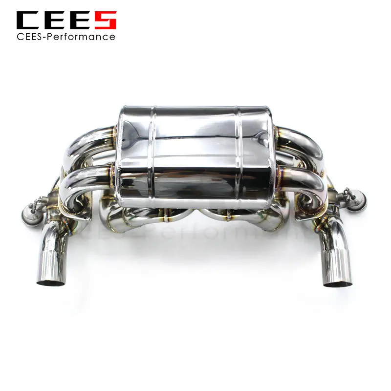 

Выхлопная труба CEES Catback для Ferrari F430SC F430 430 Scuderia 4.3L 2005-2009 выхлопной клапан из нержавеющей стали выхлопная система