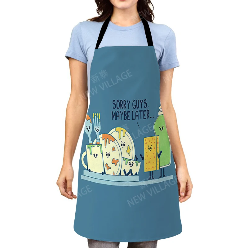 Aesthetic Women kitchen apron kids original Children Waterproof girl princess waiter work apron oil proof cartoon kawaii cute