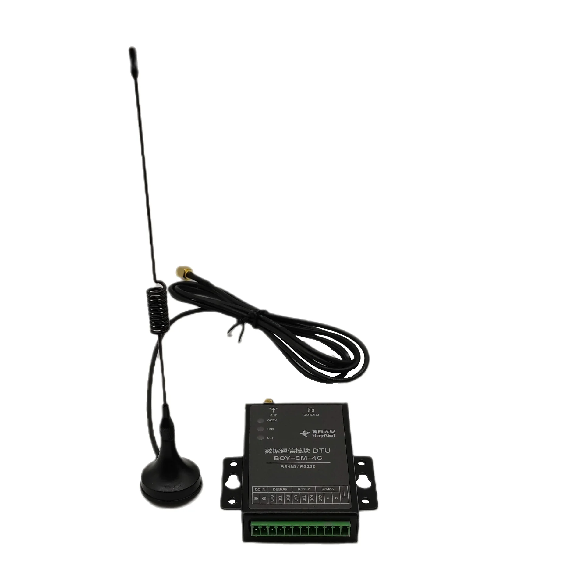 BOY-CM-4G 4g data transmission module Low power consumption gprs module acquisition remote control module RS485 & RS232