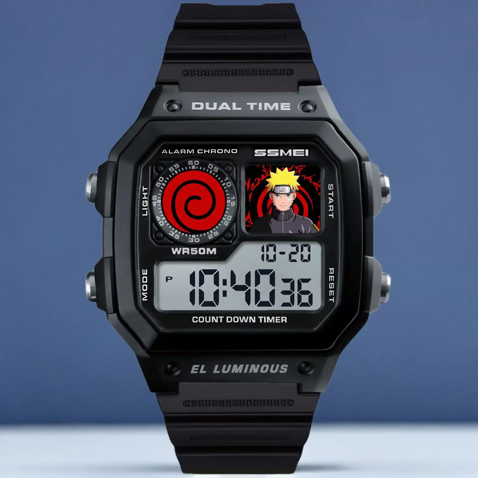 Customized watch, game, animation, anime, student waterproof electronic watch, small square