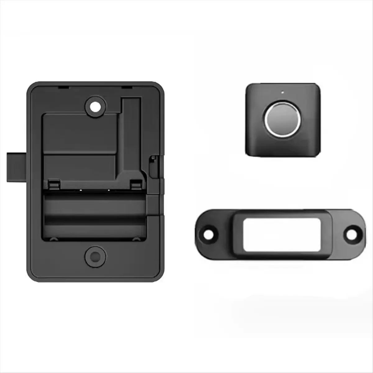A89X Compact ABS Fingerprint Drawer Lock Smart Biometric Security for Cabinets Shoe Lockers File Cabinets Easy to Install