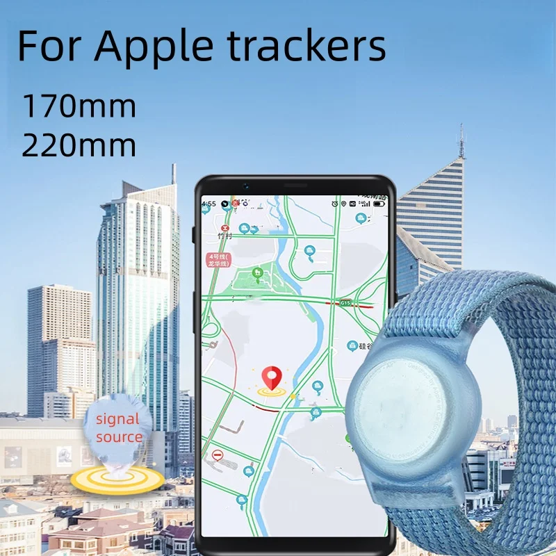170mm 220mm For Apple trackers Protective Case anti-loss Device Nylon Positioner protective cover for Apple Airtag locator