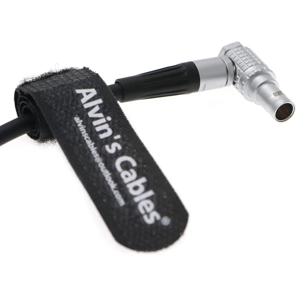 كابل الطاقة لـ ARRI | سمال اتش دي | Teradek من Steadicam Zephyr | Archer2 زلاجات 3 دبوس إلى الزاوية اليمنى 2 دبوس 12 فولت كابل 30 سم | 12 بوصة